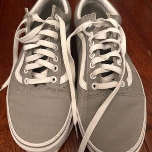 Men's Gray Canvas Sneakers